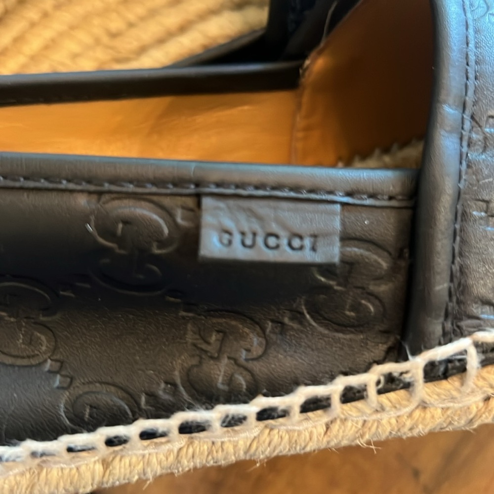 Men’s/Women’s Gucci GG Leather Espadrilles (42) - Picture 9 of 11